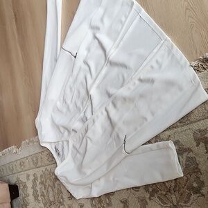 Tahari new never worn white open front longline jacket